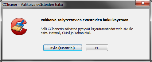 Ohjelman avaaminen Ohjelma toimii luotettavasti ja varmasti, mutta aina ladatessasi ja käyttäessäsi ilmaisohje l- mia niiden käyttö on sinun omalla vastuullasi. 1.