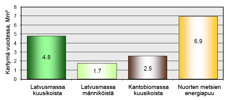 Metsien energiakäytön lisäykseen on potentiaalia!