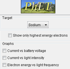 Käynnistä simulaatio! http://phet.colorado.edu Play with sims Physics Quantum phenomena Photo electric effect Tutustu kaikessa rauhassa tähän hyvin todellista tilannetta mallintavaan simulaatioon.