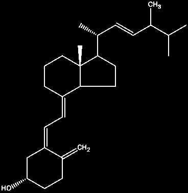 7 2 KIRJALLISUUS 2.1 D-VITAMIINI D-vitamiini lasketaan kuuluvaksi rasvaliukoisiin vitamiineihin. Kemiallisen rakenteensa ja ominaisuuksiensa perusteella se on myös steroidihormoni.