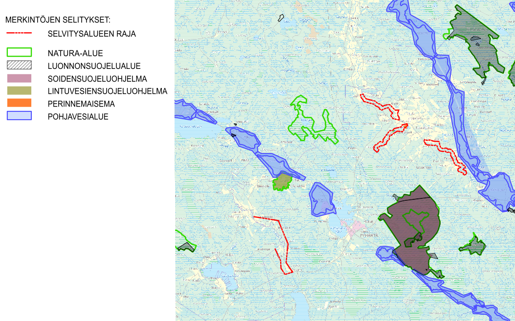 pohjavesialueet ja perinnemaisemakohde