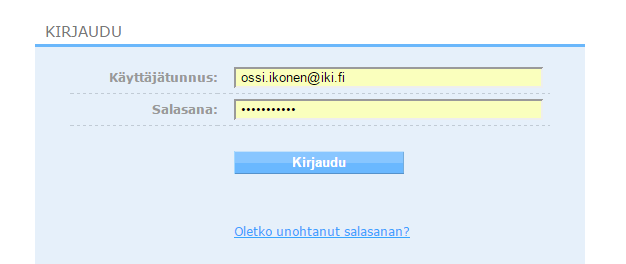 Maanpuolustusrekisterin käyttöohje Reserviläisliitto 1. Kirjautuminen Rekisteriin kirjaudutaan osoitteessa www.