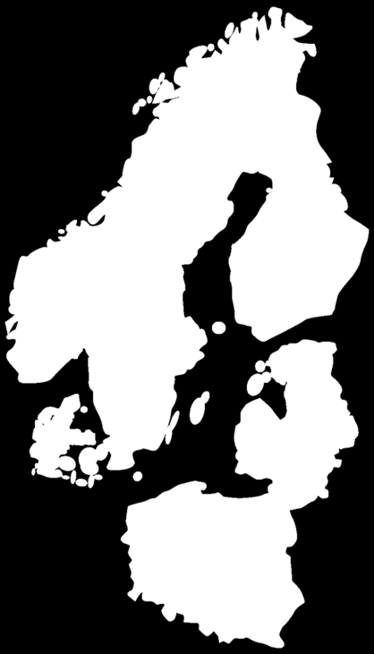Suomi 41 % Tanska 6 % Ruotsi 12 % Norja 12 % 910