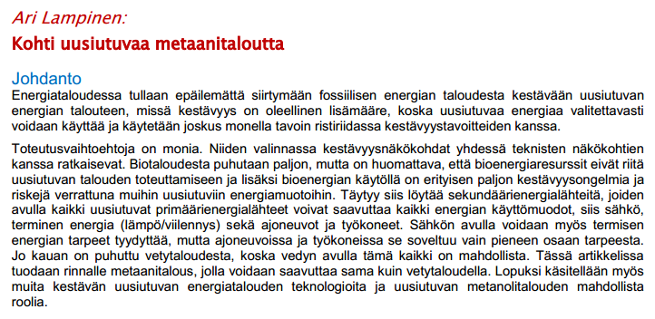 3. Miksi UE-metaani