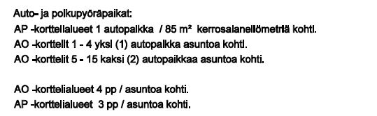 fi Esa Partanen - Räski 17 Räski Asemakaavamääräykset (2) Polkupyöräilyn edistäminen hyvien säilytysolosuhteiden myötä Asemakaavamääräys asiasta Edistää polkupyöräilyä (= liikenteen päästöt /