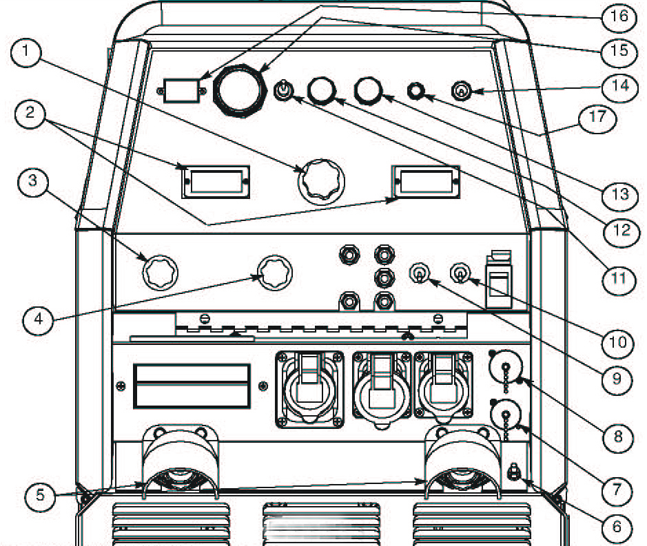 Aseta IDLE (TYHJÄKÄYNTI) -kytkin AUTOasentoon. Kun koneella ei hitsata, RANGER 305D (CE) -koneen moottori toimii alhaisella tyhjäkäyntinopeudella.