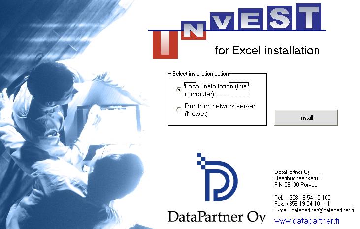 Datapartner järjestää lisäksi käyttökoulutusta Invest for Excelin uusille käyttäjille. Koulutuksessa saat tietotaitoa kassavirtamallien tekemiseen ja ohjelman hyötykäyttöön.