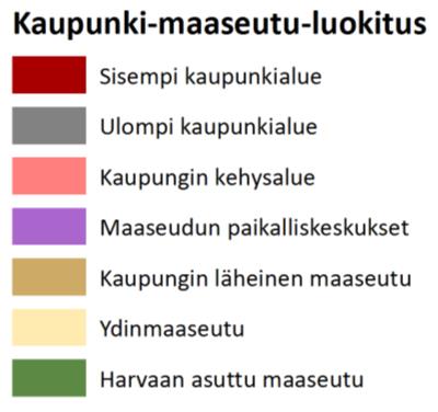 18 4 ALUE- JA YHDYSKUNTARAKENNE 4.1 Kainuun yhdyskuntarakenne ja toiminnalliset alueet Kainuu on varsin maaseutumainen maakunta.