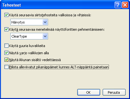 KRTT Oulu Windows XP mallikoneen asetukset 2008 Kimmo Rousku sivu 14(28) Valitse haluamasi näytönsäästäjä sekä säädä siihen aktivoitumisajaksi 10 minuuttia (Odota 10 minuuttia).