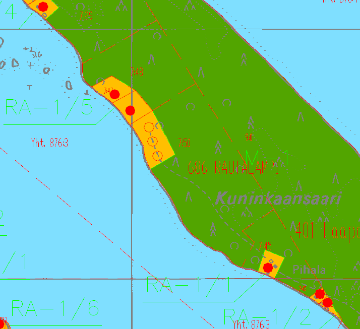 FCG SUUNNITTELU JA TEKNIIKKA OY Kaavaselostus 8 (11) Kuva 4. Ote Niiniveden rantaosayleiskaavasta. Suunnittelualue rajattu punaisella katkoviivalla.
