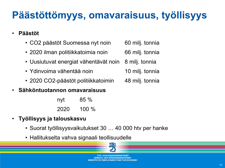 Tähän sisältyy jo lauhteen alasajo!