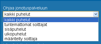 Elisa Oyj Elisa Ring 30 (52) Kuva 61 Ohjaa jonotuspalveluun 3 Voit kohdistaa Jonotus-asetukset erikseen ala-, yritys-, ja matkapuhelinnumeroon soitetuille puheluille valitsemalla "Soitetun numeron