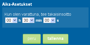 Elisa Oyj Elisa Ring 39 (52). Kuva 83 Näytä/muokkaa -linkki 8 Valitse alasvetovalikosta haluamasi aika ja valitse Tallenna (katso Kuva 84).