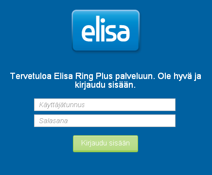 Elisa Oyj Elisa Ring 4 (52) Paluu edelliselle sivulle Kirjaudu ulos Kuva 2 Navigointi painikkeet 2 Kirjautuminen palveluun Pääset Elisa Ring Plus-käyttöliittymään kosketusnäyttöpuhelimen