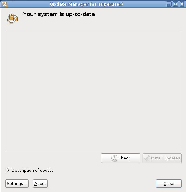 DBTechNet / M. Laiho sivu 20 Paina lopuksi Install Updates painiketta, jolloin päivitysten lataus ja asennus alkaa Debian.