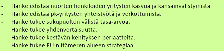 jyvät akanoista Erityistavoitekohtaiset