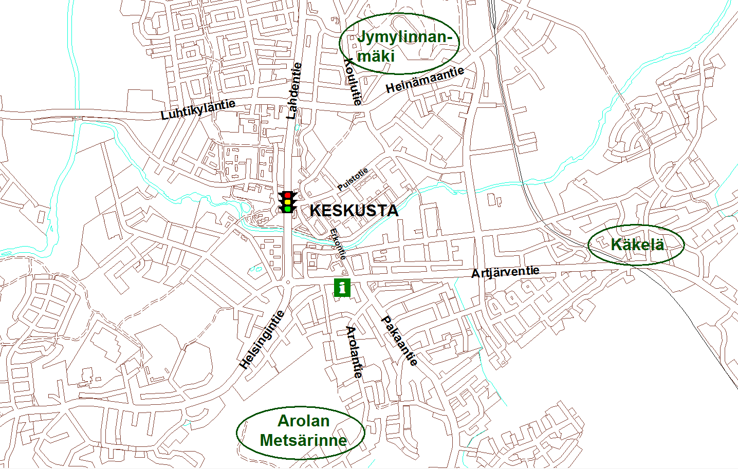 2 Orimattilan omakotitontit Orimattilan kaupungilla on tarjolla omakotitontteja keskustan lähellä Arolan Metsärinteen alueella ja Käkelässä sekä Pennalassa ja Artjärvellä.