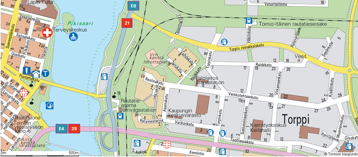 5 Kuva 1. Henkilöliikenneasemat Tornio-Haaparanta alueella Kuva 2.