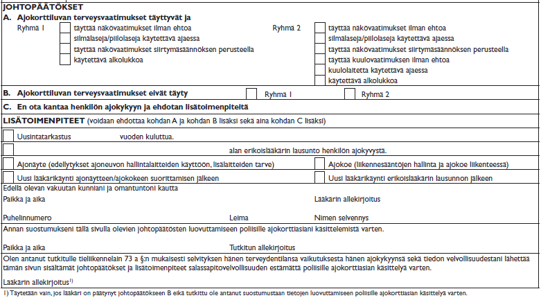 Johtopäätösosa