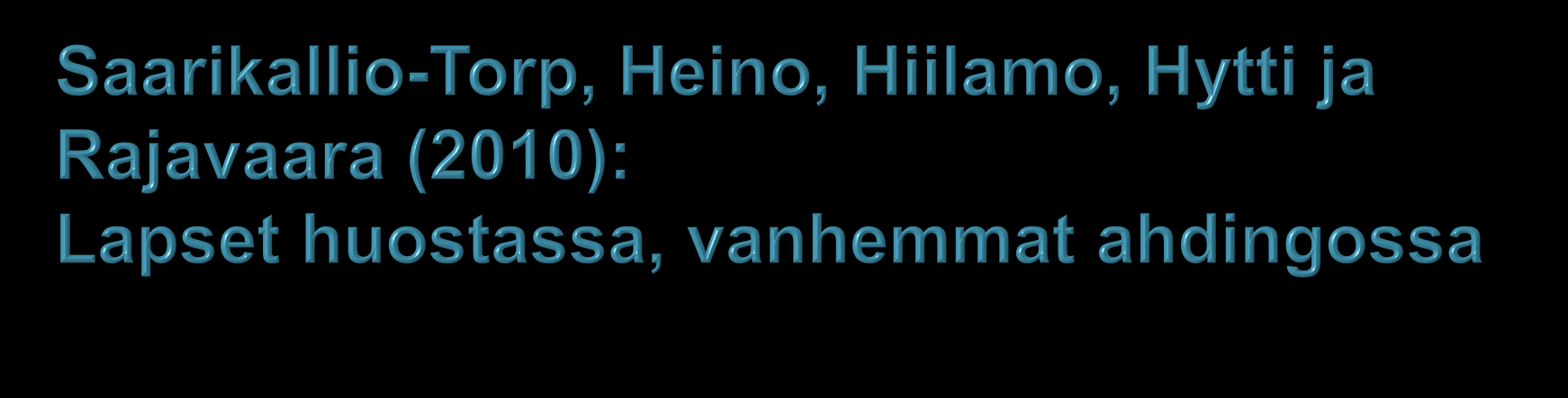 heikompi, saavat vertailuväestön vanhempia huomattavasti useammin jotakin sairausperusteista etuutta (työkyvyttömyyseläke, sairaus- tai