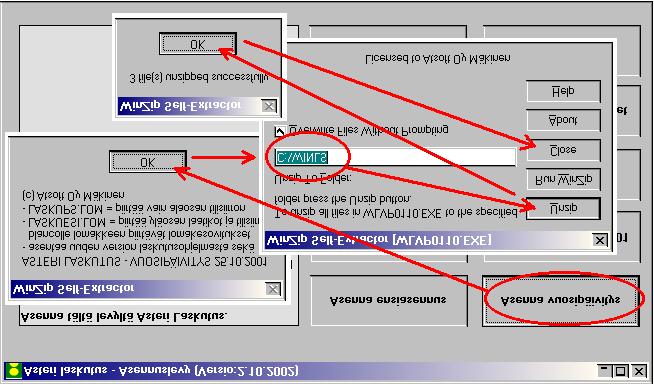 4/20 Windows Laskutuksen päivitys 8.10.2002 2.3 PÄIVITTÄMINEN Laita romppu asemaan. Jos asennusohjelma ei käynnisty automaattisesti, suorita rompulta asenna.