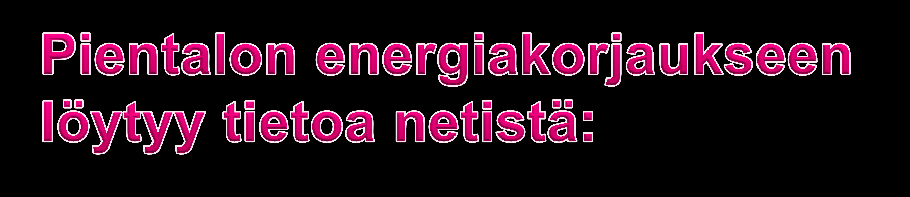 ENERGIAKORJAUS.