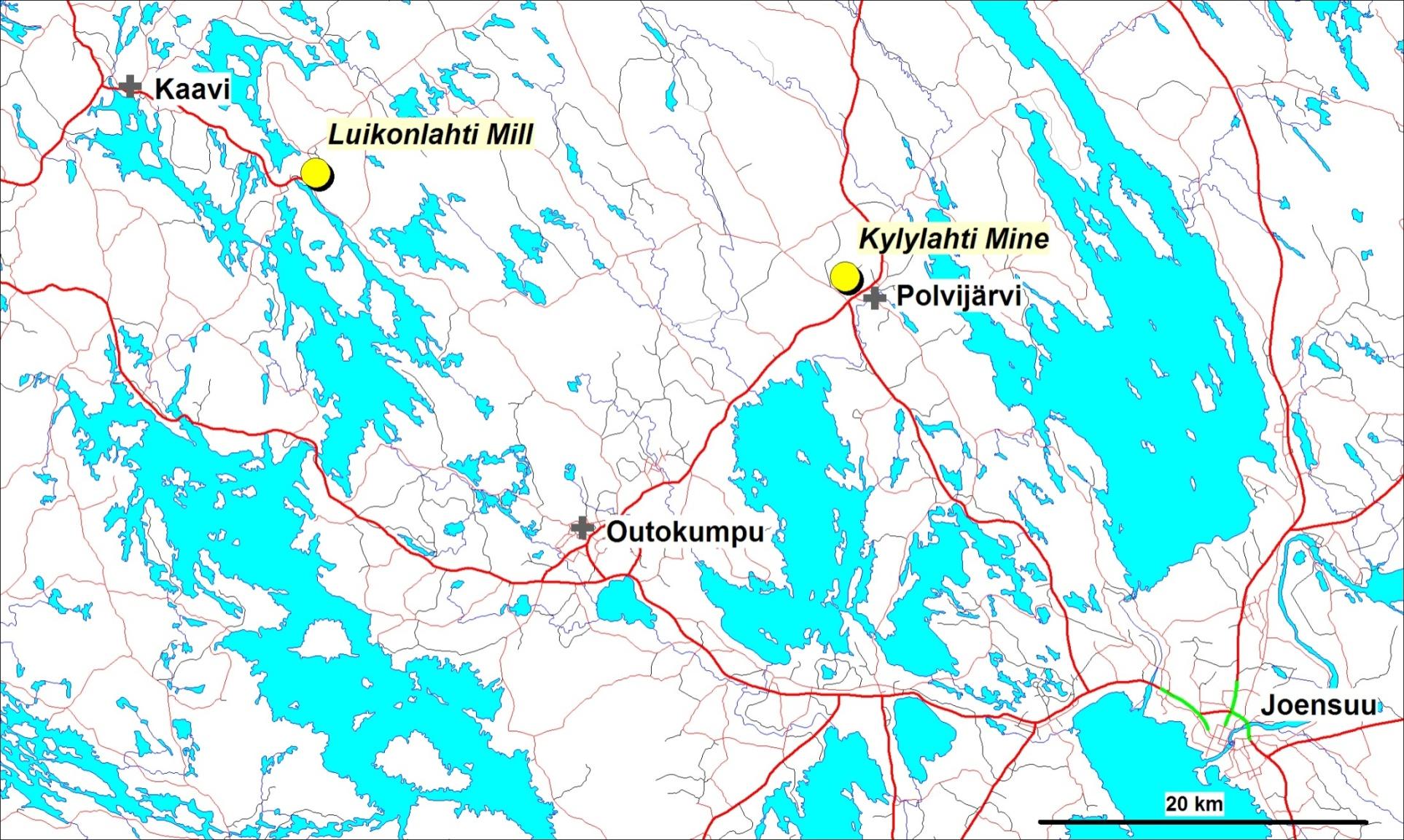 Kylylahden kaivos / Luikonlahden rikastamo Luikonlahden rikastamon hankinta mahdollistaa Kylylahden kaivoksen