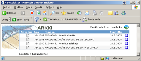 Maanmittauslaitos PIKAOHJE 2 (9) 2 Erilaisia hakutapoja ja arkistoviitteitä KTJ-selaintietopalvelussa ARKKI-järjestelmään pääsee tavallinen käyttäjä ( ei rekisterinpitäjä) vain kiinteistön tietojen