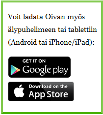 14 Oiva opiskelijoiden hyvinvoinnin tukena Mobiililaitteet ovat nuorille luonteva ja aina käsillä oleva tapa harjoitella mielen hyvinvoinnin taitoja Oiva on mahdollista linkittää sähköisen