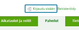 fi-sivuston ylälaidan linkistä Kirjaudu sisään 2. VR.