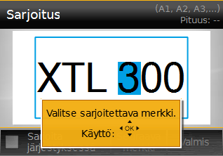 Tarrasarjan luominen Sarjoitustoiminnon avulla voit luoda nopeasti tarrasarjan.