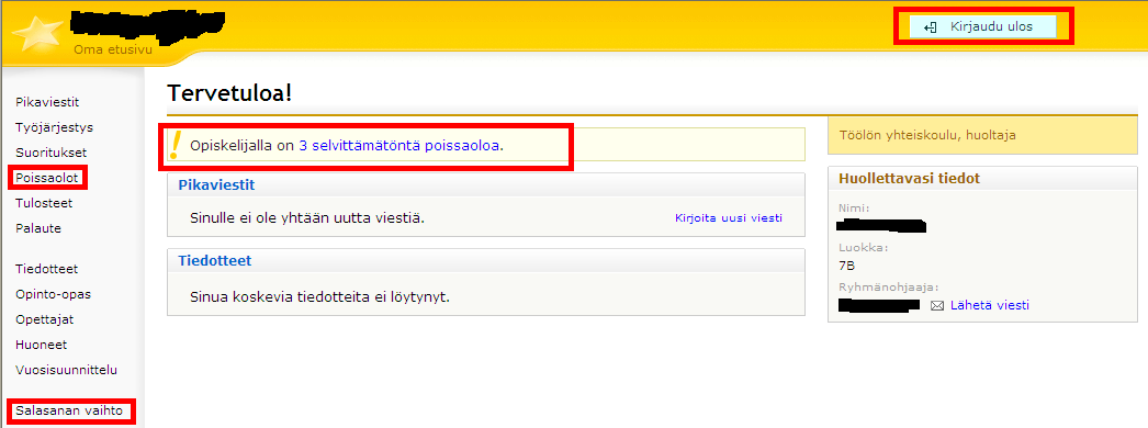 Wilman käyttäminen 1. Avaa Internet-selain ja mene www-osoitteeseen http://wilma.edu.hel.fi (katso kuva 1) linkki Wilmaan löytyy koulumme kotisivuilta osoitteesta http://www.tyk.fi Kuva 1.