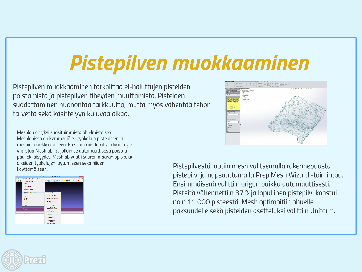 3D-MALLIN LUOMINEN
