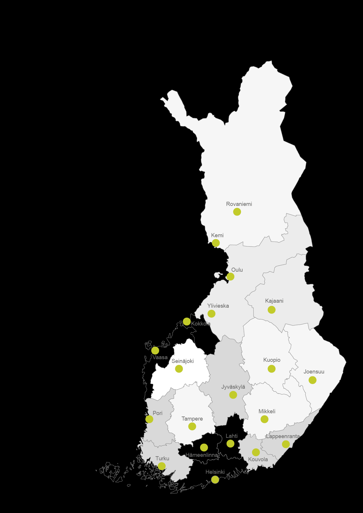 Alueelliset TE-palvelut Uudenmaan ELY-keskus ja TE-toimisto Varsinais-Suomen ELY-keskus ja TE-toimisto Satakunnan ELY-keskus ja TE-toimisto Hämeen ELY-keskus ja TE-toimisto Pirkanmaan ELY-keskus ja