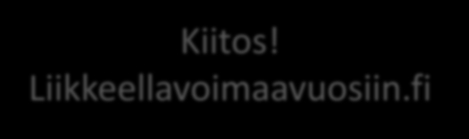 Kiitos!