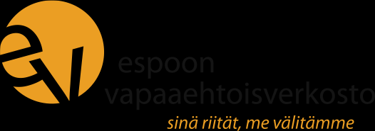 2 Espoon Vapaaehtoisverkoston teemavuosi 2015 on omistettu nuorille ja oppilaitoksille vapaaehtoistoiminnassa Teemavuosi koskee kaikkia 16 29-vuotiaita nuoria, joille järjestetään