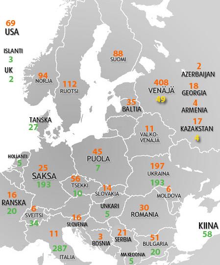 Jälleenmyyjäkumppaniverkosto Jakelun laajentuminen jatkui Vianor 1 355