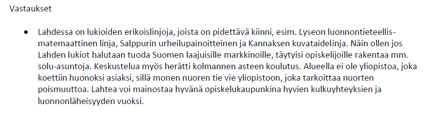 Miten Lahden kaupunkiseutu voisi