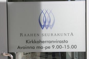 - Kirkkoherranvirasto RAAHEEN - Seurakuntatoimisto RUUKKI ja VIHANTI? - Esimiehet vaihtuu osalla työntekijöistä.