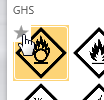 Pystysuuntaisen tarran luominen Symbolin lisääminen 1. Aseta kohdistin tekstiriville, johon haluat lisätä symbolin. 2.