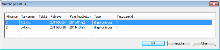 Tilannekohtaiset ohjeet Projektin luominen ja piirustuksen avaus Miten teen uuden projektin? Valitse Projektit Uusi Anna projektille vähintään Nimi.
