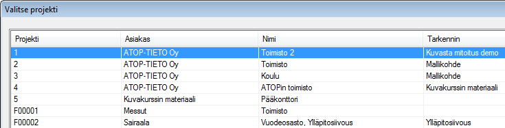 Tilannekohtaiset ohjeet Kuvasta mitoitus Miten teen uuden mitoituksen?