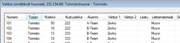Mitoitus Tietojen tuominen Excelistä/muista ohjelmista (csv -tiedostomuoto) Monista muistakin ohjelmista (esim.