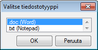 Symbolit Tiedostojen linkittäminen:.doc tai.txt Piirustukseen voi linkittää tekstitiedostoja. ATOP ymmärtää joko txt tai doc päätteisiä tiedostoja.