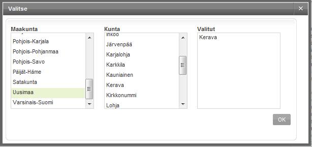 4 (5) Kunkin välilehden pakolliset kentät ovat merkitty * -merkillä. Jos pakollisia kenttiä ei ole täytetty, hakemusta ei voi lähettää.