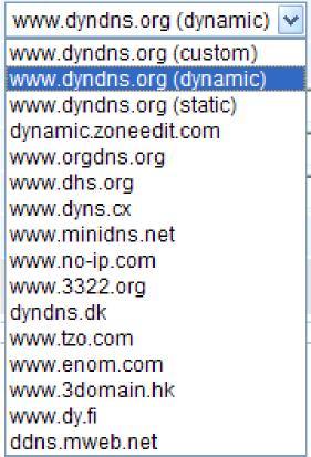 Modeemi lähettää itsestään tiedot automaattisesti kirjanpitoa tekevälle DynDNS palvelimelle. http://www.dyndns.org/ Dynaaminen nimipalvelin: Oletusarvo on "Pois päältä".