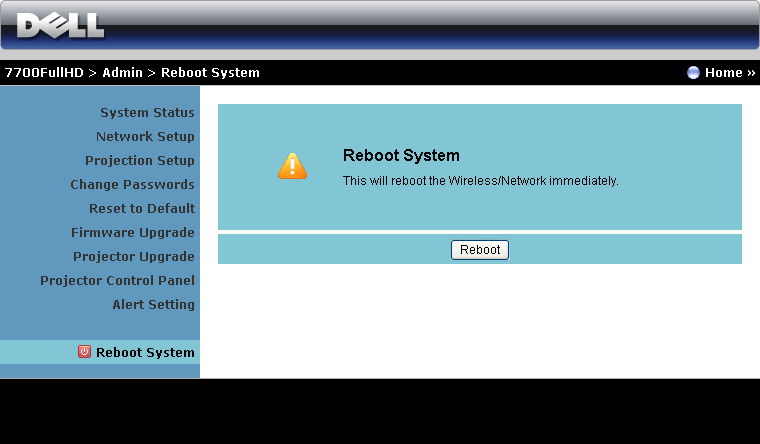 Reboot System (Käynnistä järjestelmä