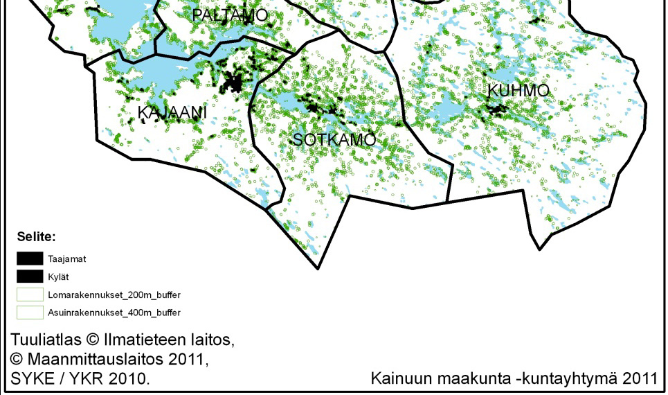 sähköverkkoyhtiönä E.ON Kainuun Sähköverkko Oy.