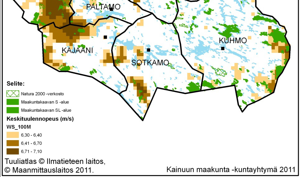 Kainuun Natura verkoston suojeluvastuun kannalta keskeisiä luontotyyppejä ovat boreaaliset luonnonmetsät sekä aapasuot, joiden suojelu ehdotuksessa perustuu pääosin nykyisiin suojelualueisiin ja