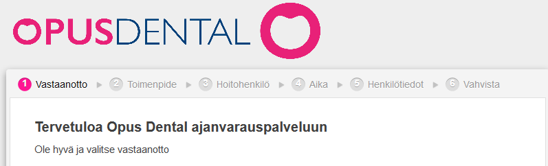 Sivu 9 / 14 Media Täällä voi määrittää oman tervetulotekstin ensimmäiselle sivulle, ja oman tekstin ajanvaraussivulle.